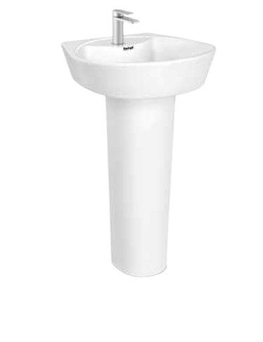 BASIN PEDESTAL VINUS is a stylish and space-saving bathroom fixture