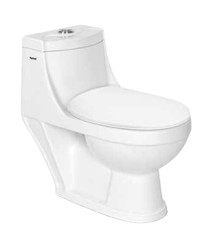 The One Piece Commode is designed to bring elegance