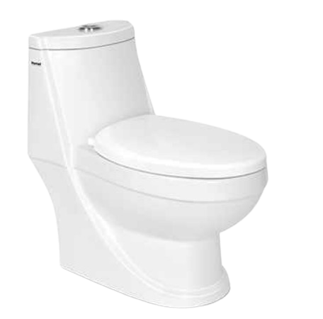 The One Piece Commode is designed to bring elegance