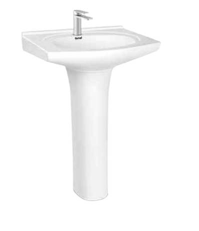 BASIN PEDESTAL VINUS is a stylish and space-saving bathroom fixture